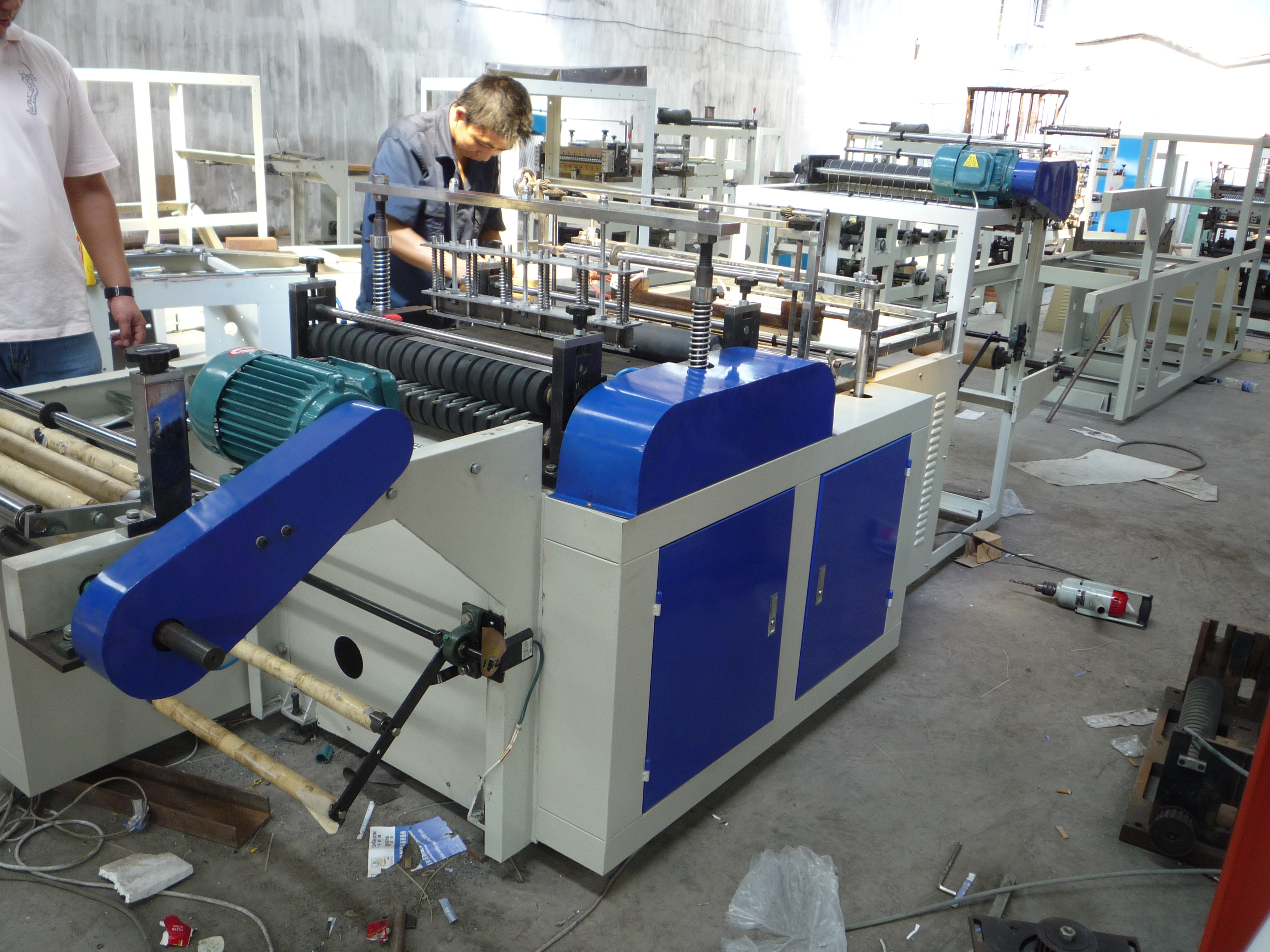 全自動雙排高速背心袋制袋機 雙排高速背心袋制袋機