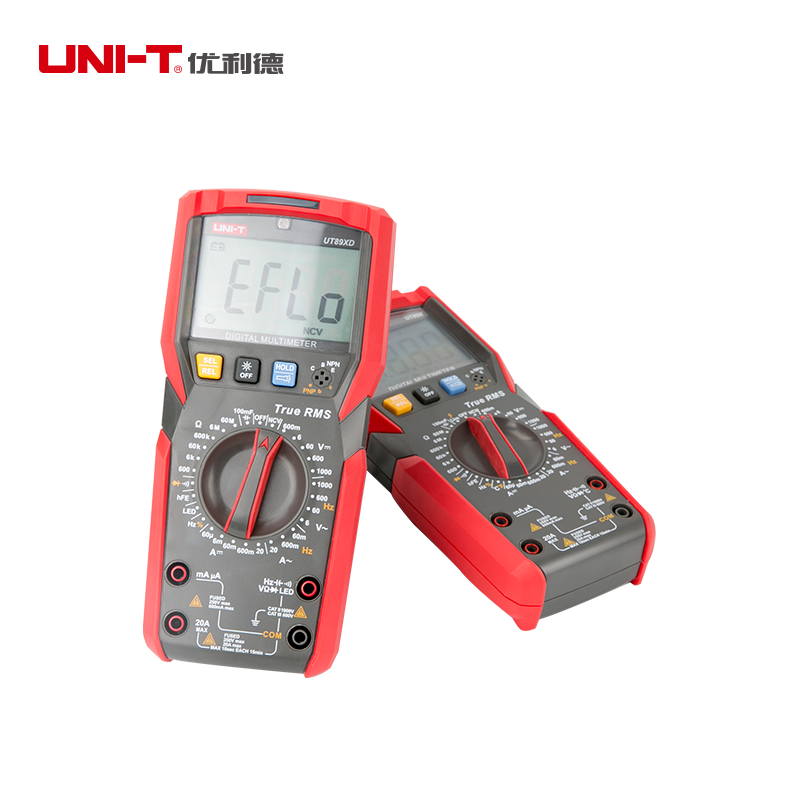 優(yōu)利德UT89X/UT89XD數(shù)字高精度萬(wàn)用表*表零火線電工防燒多用表