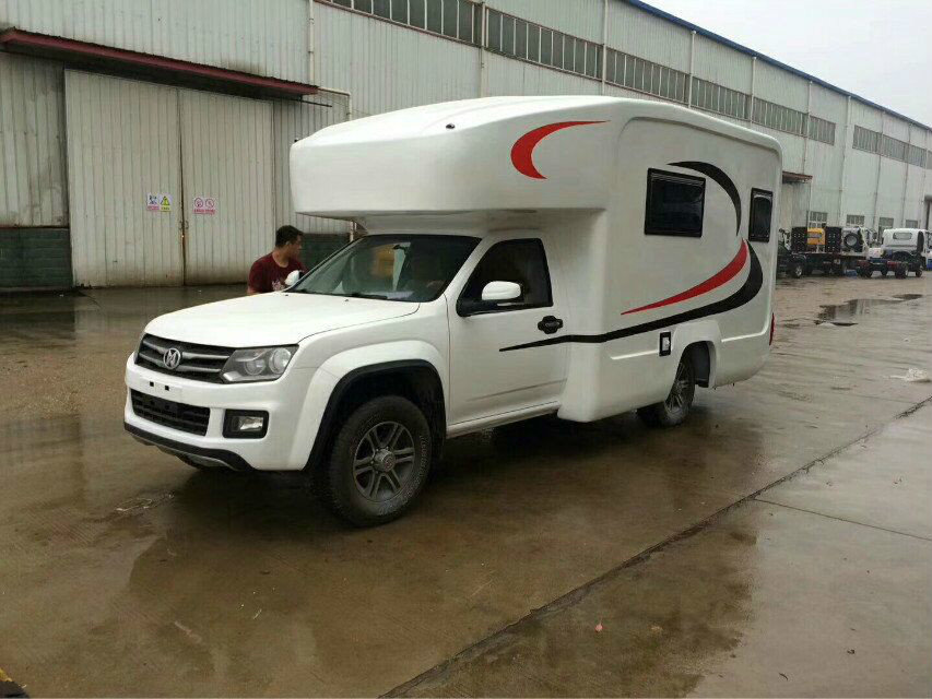 帶娛樂(lè)設(shè)施  江鈴騏鈴皮卡房車(chē)