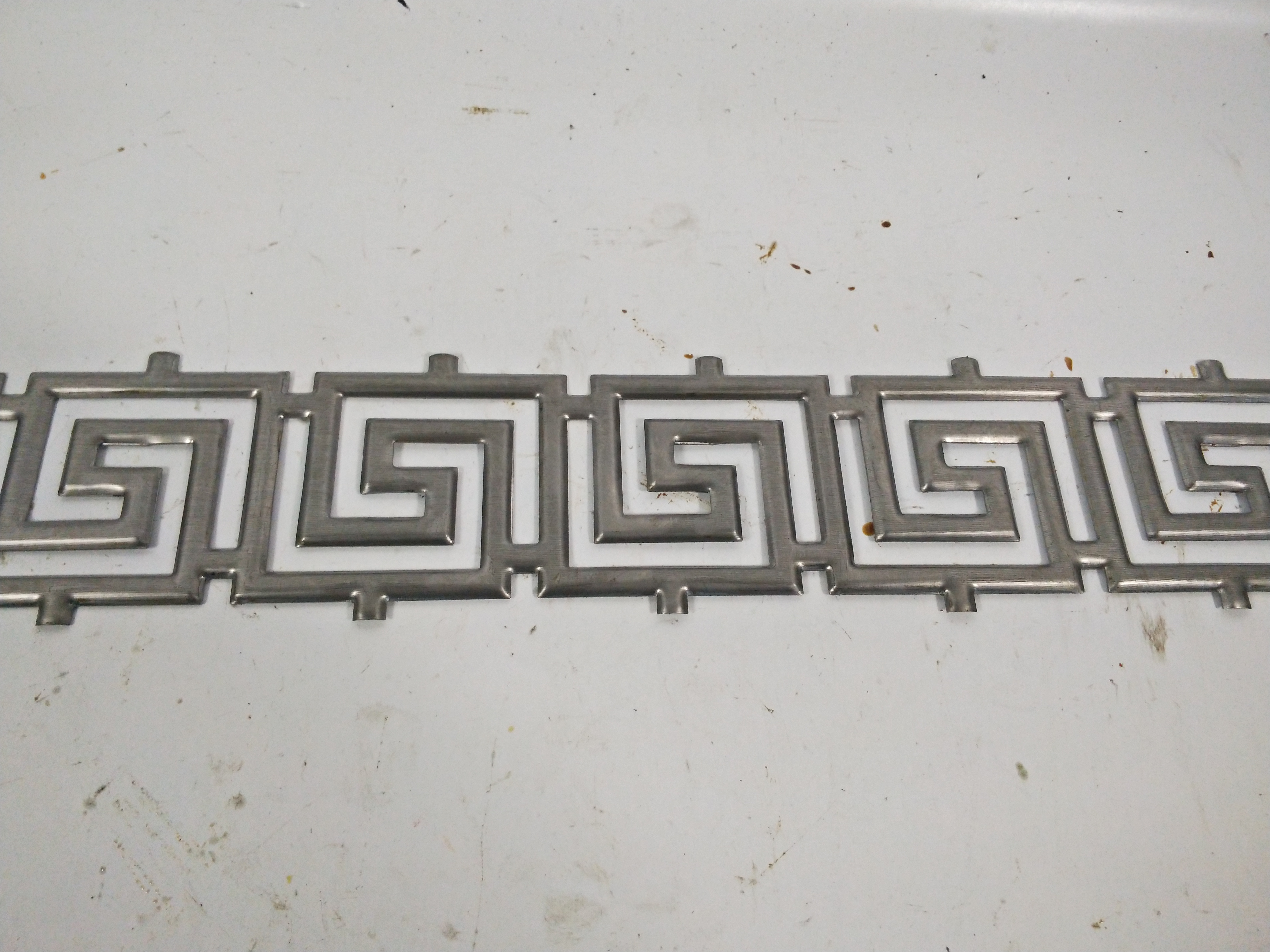 鐵藝沖壓花件1058立體，85.8*20,325g，用于鐵藝大門，圍欄，裝修裝飾。