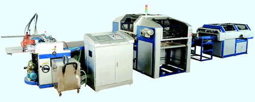 全自動精裝封面機  自動筆記本封面機