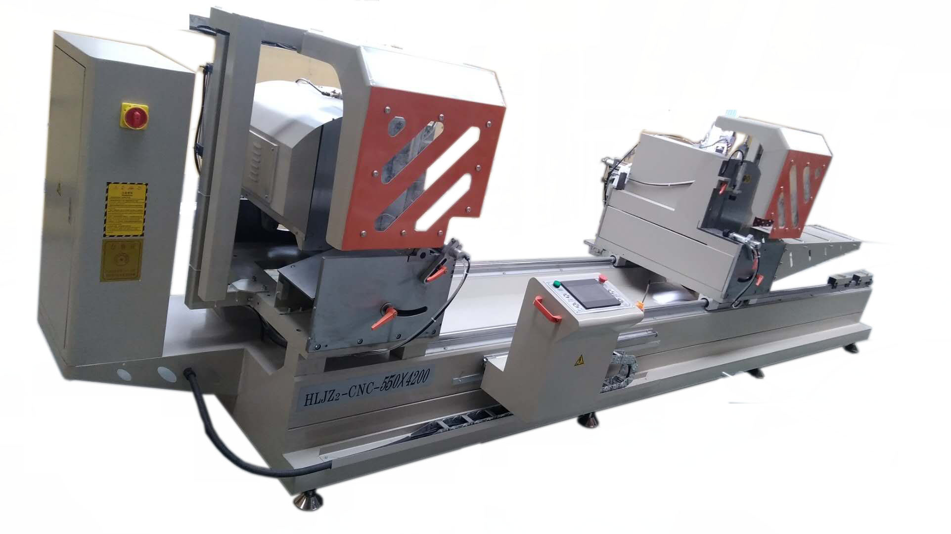 濟南華冠數(shù)控鋁型材精密切割雙頭鋸