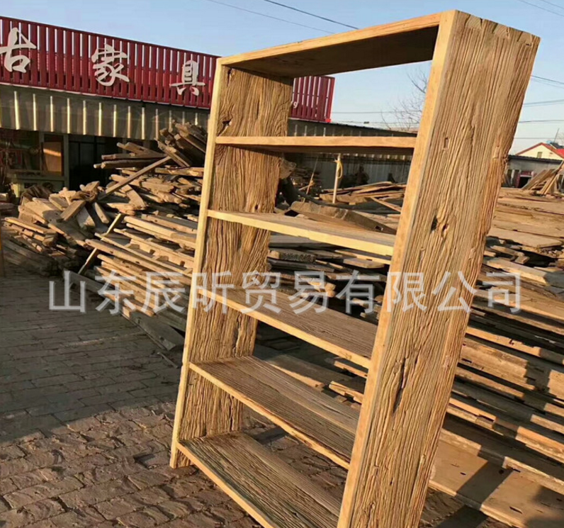 風(fēng)化老榆木門板定制紋理桌椅廠家直銷尺寸可選