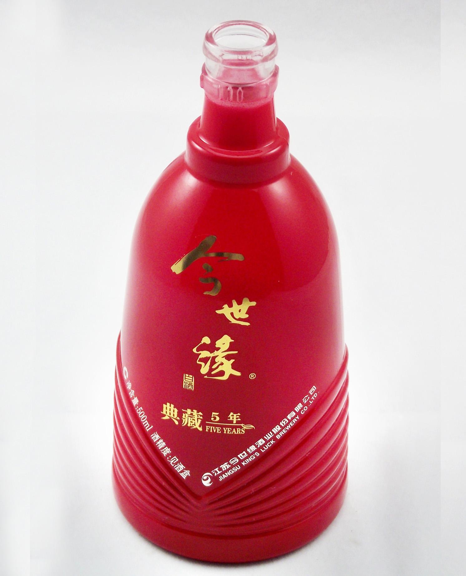 玻璃瓶燙金紙