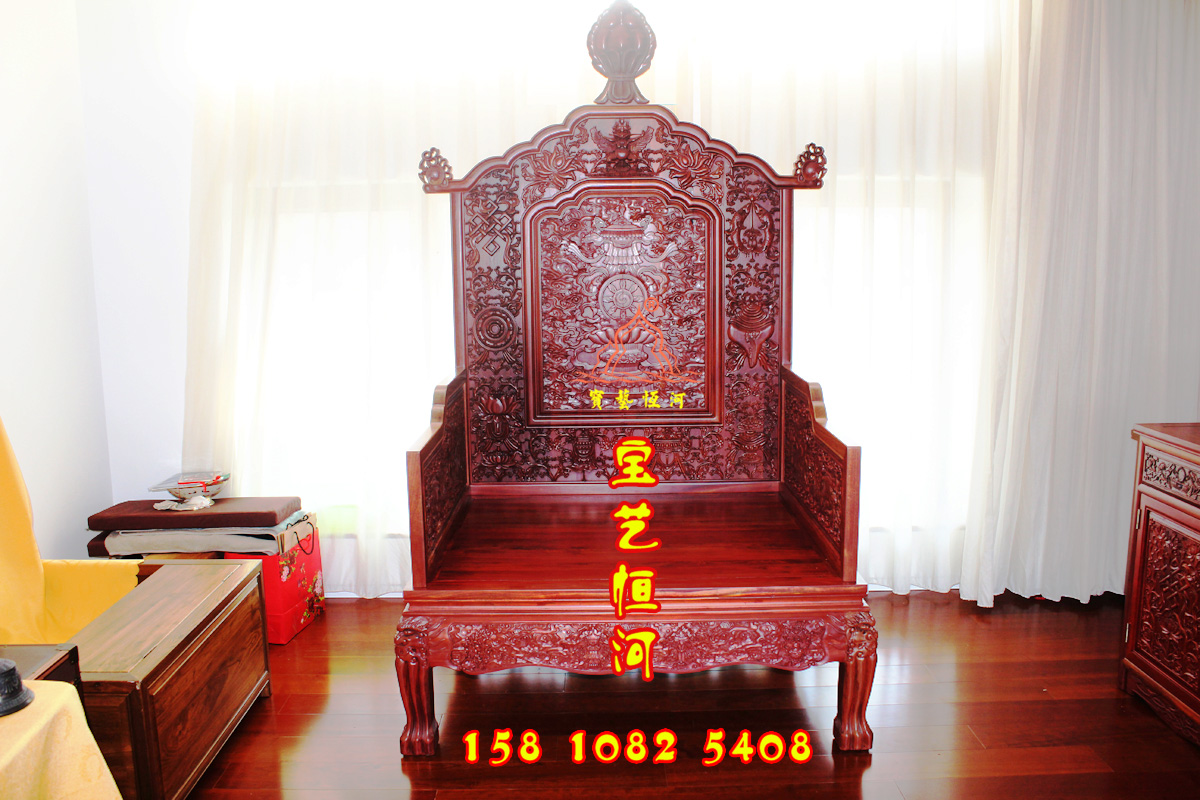 178上師法座密宗佛堂上師法椅師父椅子藏式佛龕