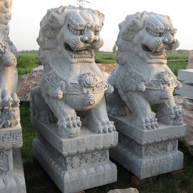 漢漢白玉獅子 青石獅子迎賓獅子 廠家定制