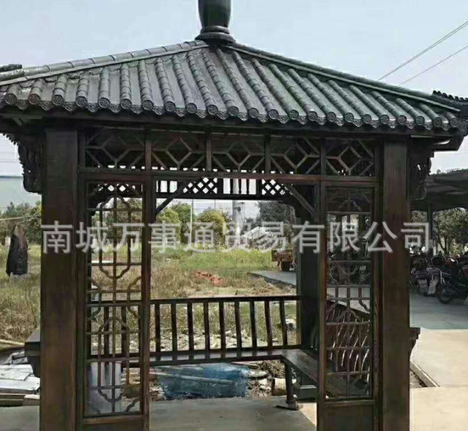 廠家直銷 戶外碳化防腐木涼亭 四角飛檐亭 小區(qū)景觀亭 廠家定做