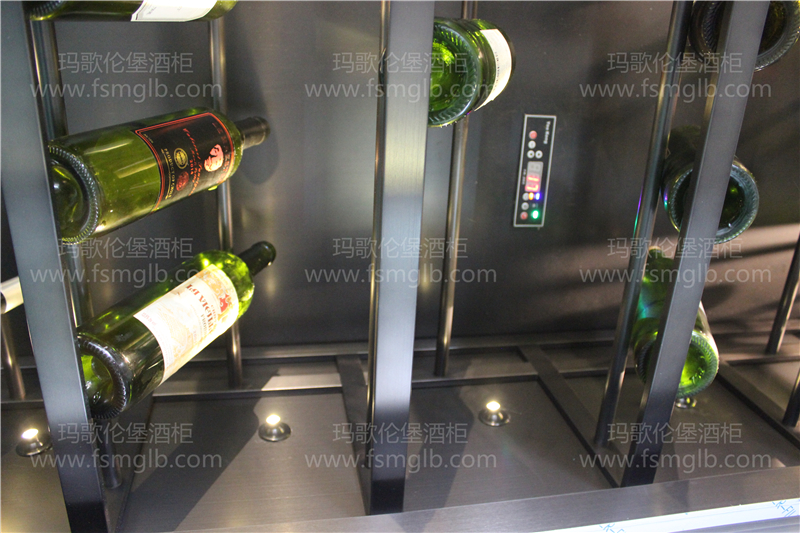 廣州不銹鋼紅酒柜定制 恒溫酒柜直銷 不銹鋼酒架 酒窖