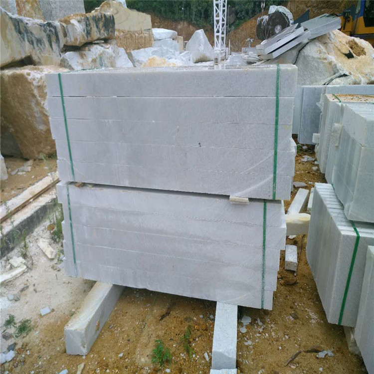 雪花白大理石欄桿料出售