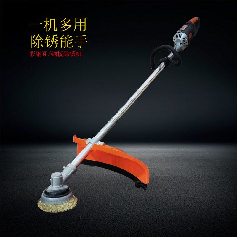 手持式電動(dòng)除銹機(jī)長(zhǎng)手柄除銹機(jī)生銹鐵皮板材除銹機(jī)