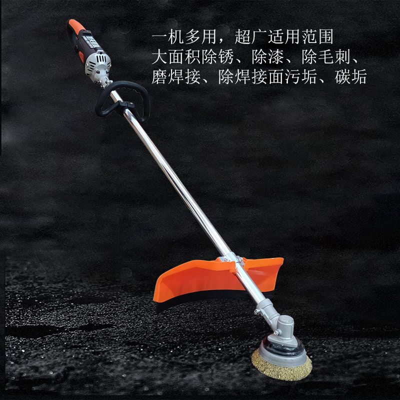 手持式電動(dòng)除銹機(jī)長(zhǎng)手柄除銹機(jī)生銹鐵皮板材除銹機(jī)