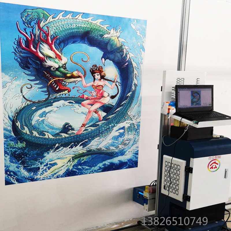 立式墻體噴墨打印機(jī)廣告墻制作墻體彩繪機(jī)