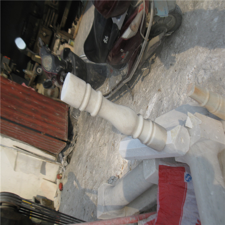 天然白色樓梯扶手 石欄板橋廠家