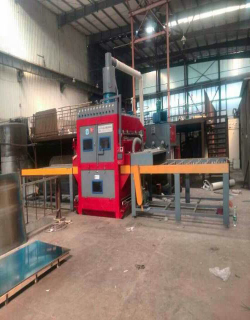 湖南長(zhǎng)沙威騰不銹鋼除塵去刺噴砂機(jī)