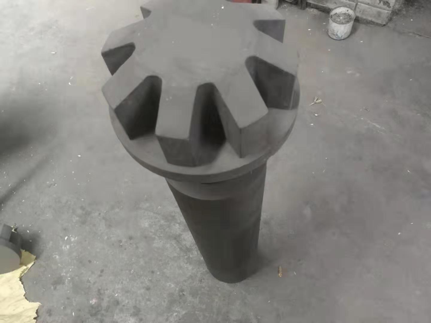 石墨轉(zhuǎn)子石墨堵頭石墨坩堝除氣箱過