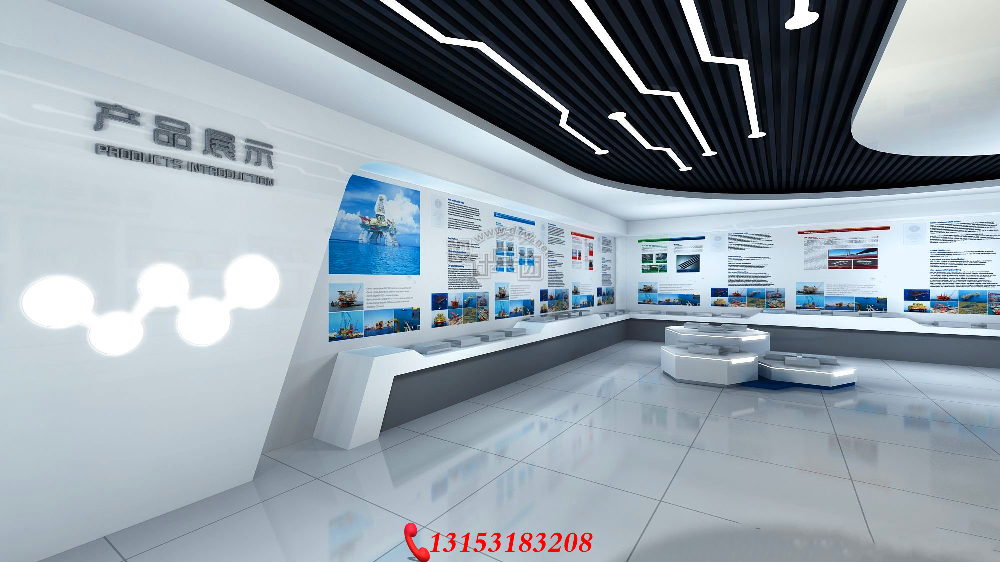 濟(jì)南科幻炫酷的企業(yè)展廳裝修設(shè)計(jì)，將*企業(yè)展廳裝修進(jìn)入新紀(jì)元 濟(jì)南企業(yè)展廳裝修設(shè)計(jì)布置公司