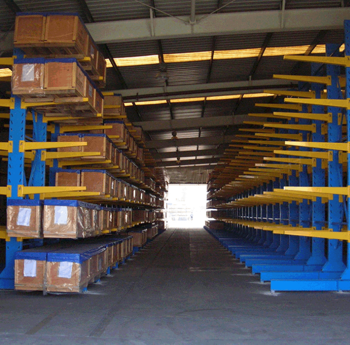 東莞懸臂式貨架 重型貨架倉(cāng)儲(chǔ)可移動(dòng) 雙面懸臂式鋼材貨架定做