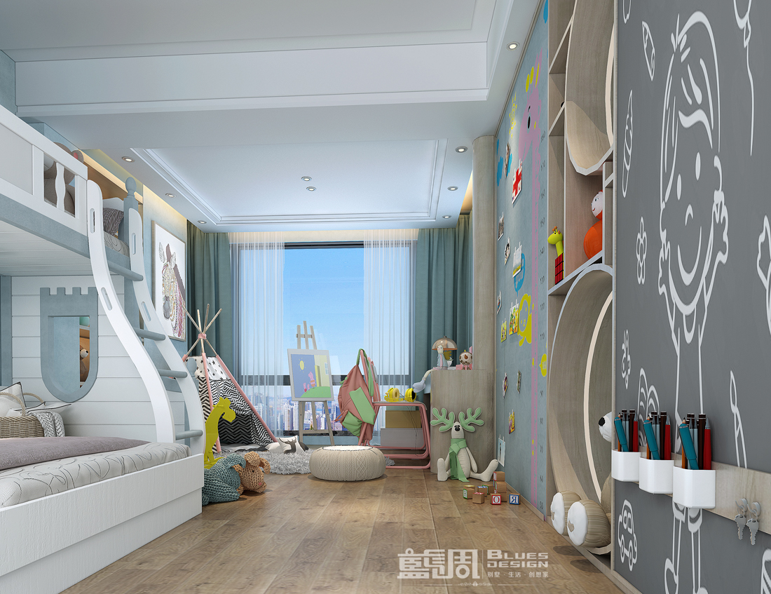 藍(lán)調(diào)設(shè)計(jì) | 香山美墅 藍(lán)調(diào)設(shè)計(jì) | 香山美墅室內(nèi)設(shè)計(jì)