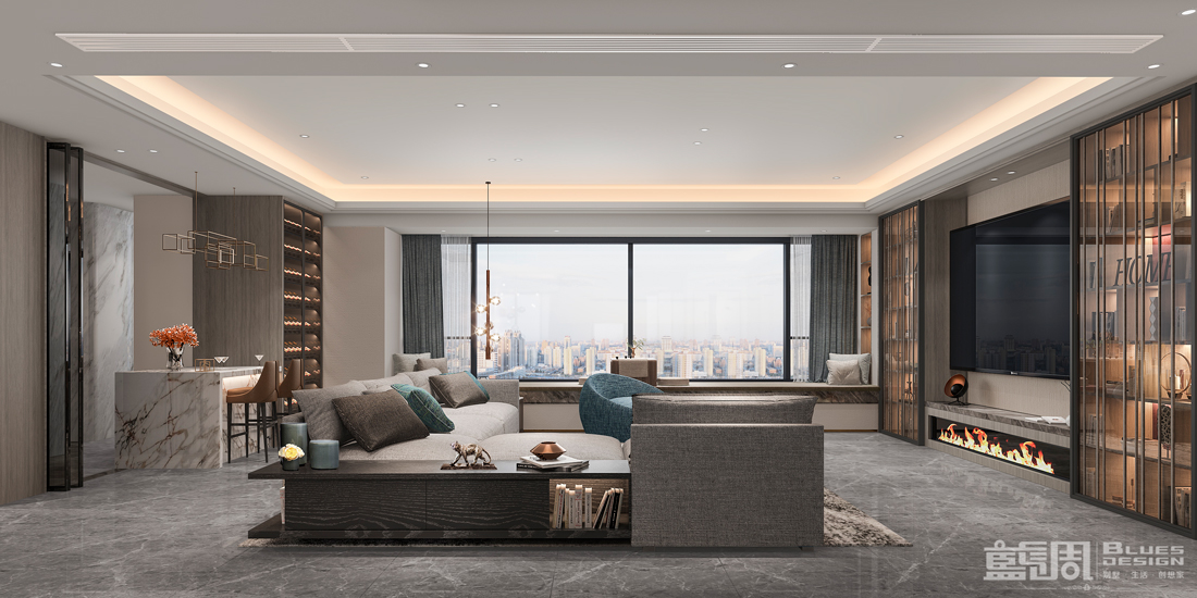 藍(lán)調(diào)設(shè)計(jì) | 香山美墅 藍(lán)調(diào)設(shè)計(jì) | 香山美墅室內(nèi)設(shè)計(jì)