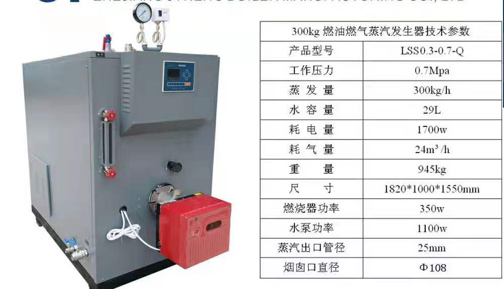 燃油氣蒸汽發(fā)生器 燃油氣蒸汽發(fā)生器300KG