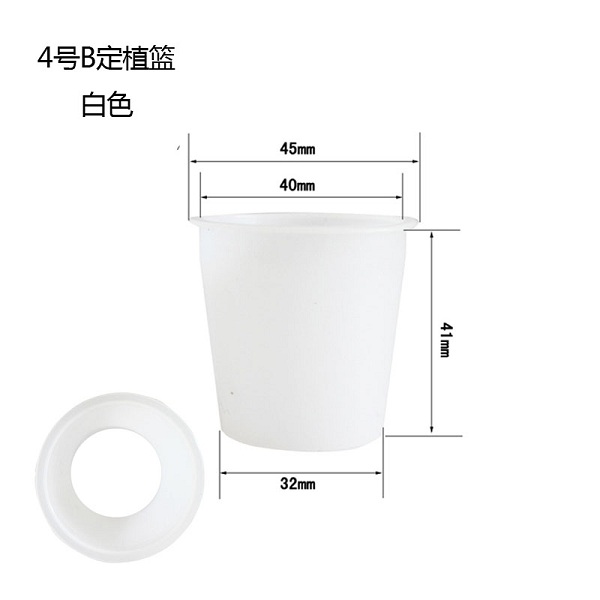 陽臺無土栽培設備植物固根器種植杯水培蔬菜4號定植籃