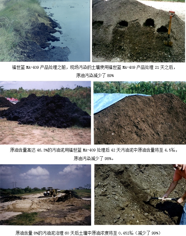 福世藍微生物處理技術-含油污泥中石油烴類化合物含量降至3‰以下應用技術