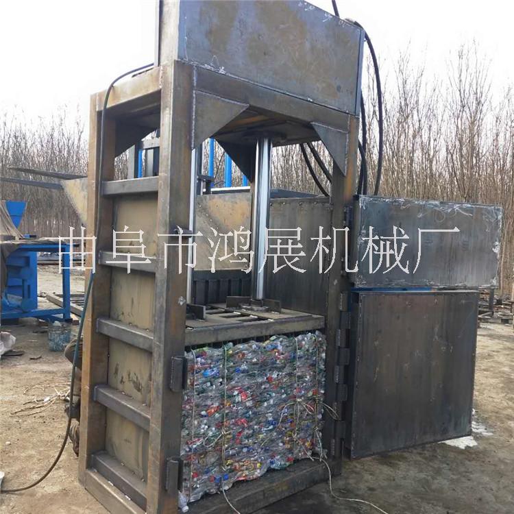 廢紙皮紙殼立式打包機(jī) 120噸廢薄膜立式打包機(jī)價(jià)格