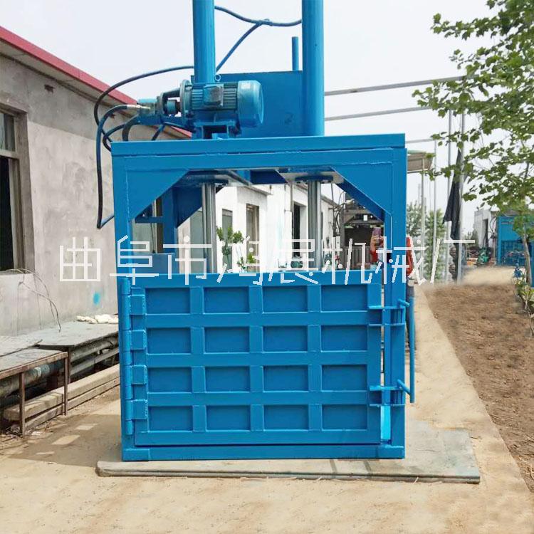 廢紙皮紙殼立式打包機(jī) 120噸廢薄膜立式打包機(jī)價(jià)格