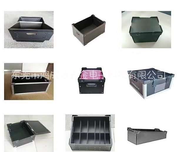 鴻成達廠家定制防靜電注塑周轉箱工廠塑料箱搬運箱 防靜電周轉箱