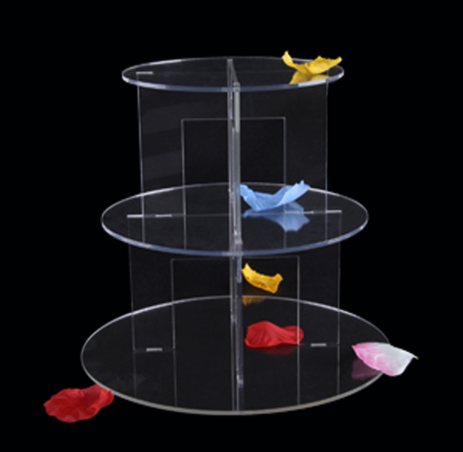 廠家直銷批發(fā)婚前派對(duì)蛋糕架 甜品蛋糕架 擺放亞克力蛋糕架 三層蛋糕架 透明蛋糕架 十字交叉蛋糕架