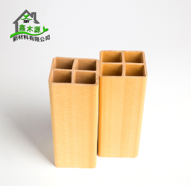 廠家直銷生態(tài)木方通 室內(nèi)裝修新型裝飾材料PVC木塑60*60方木 PVC木塑方木