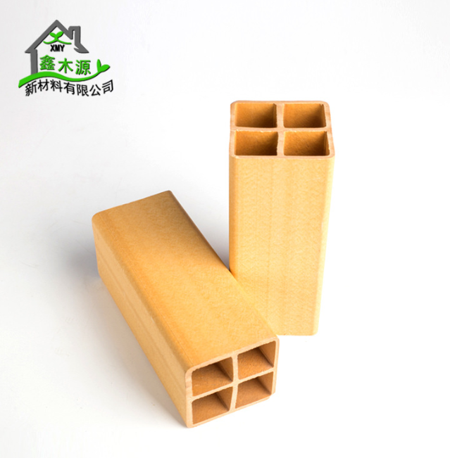 廠家直銷生態(tài)木方通 室內(nèi)裝修新型裝飾材料PVC木塑60*60方木 PVC木塑方木