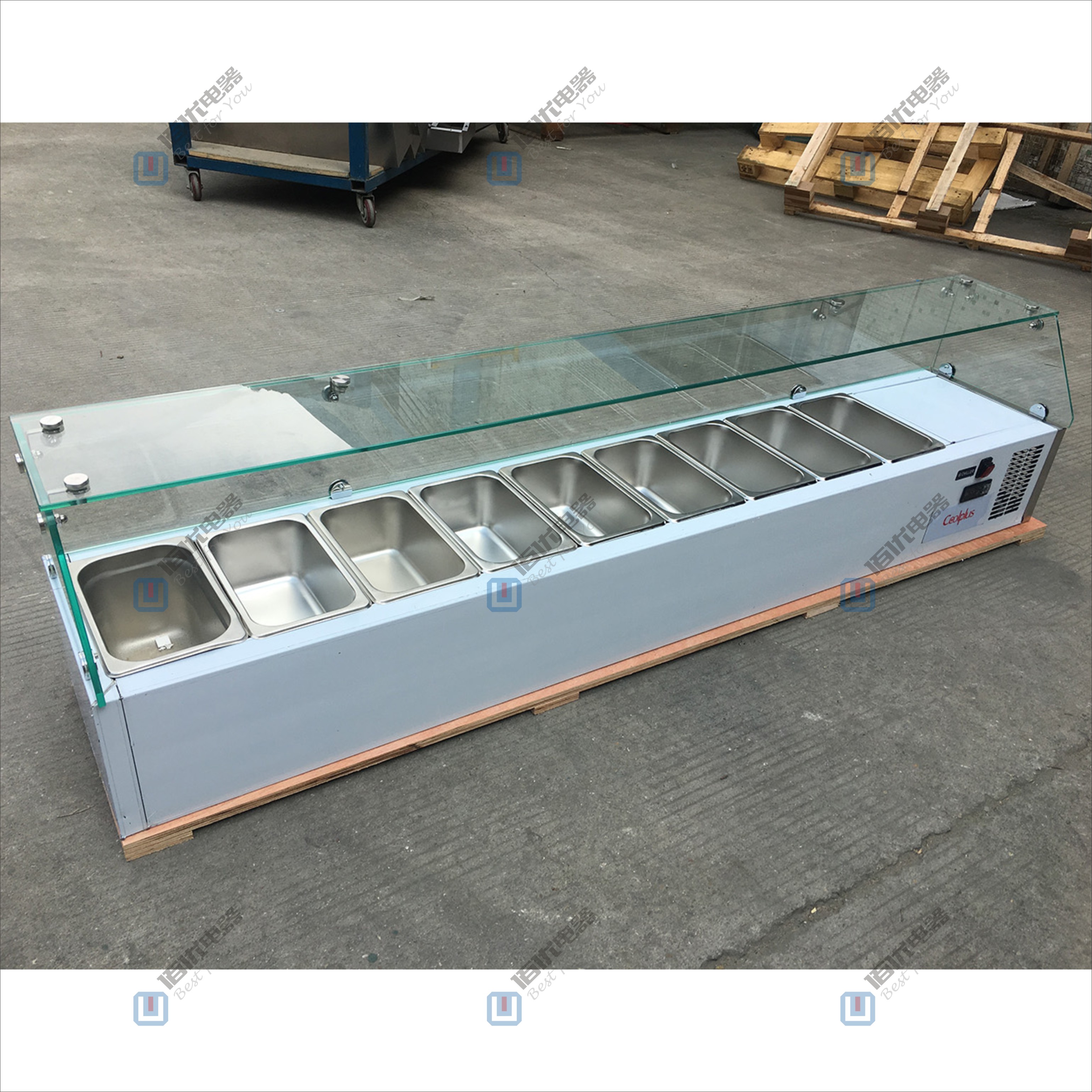 臺面沙拉柜，桌上柜冷藏冷凍柜，展示柜冰柜冰箱