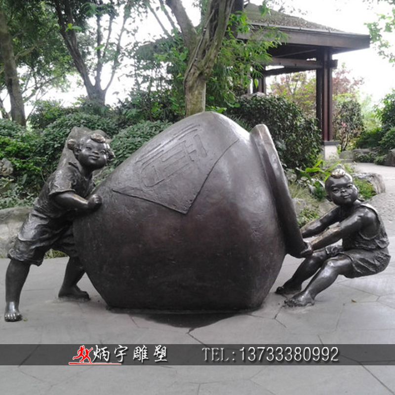 曲陽縣炳宇雕塑 喝酒劃拳人物雕塑 古代人物鑄銅雕塑定制 酒文化雕塑 童趣小孩雕塑 抬酒缸雕塑 酒童雕塑 民俗人物雕塑廠家