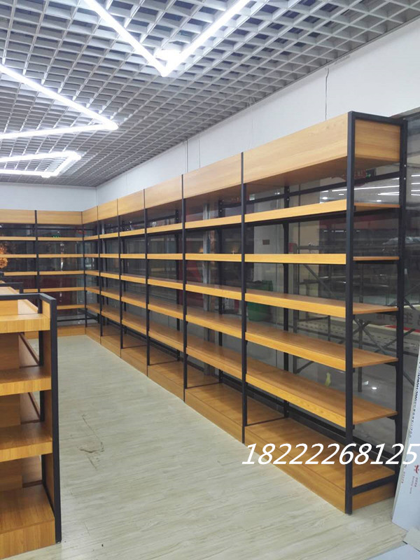 鋼木貨架超市貨架孕嬰店貨架連鎖店貨架供應(yīng)