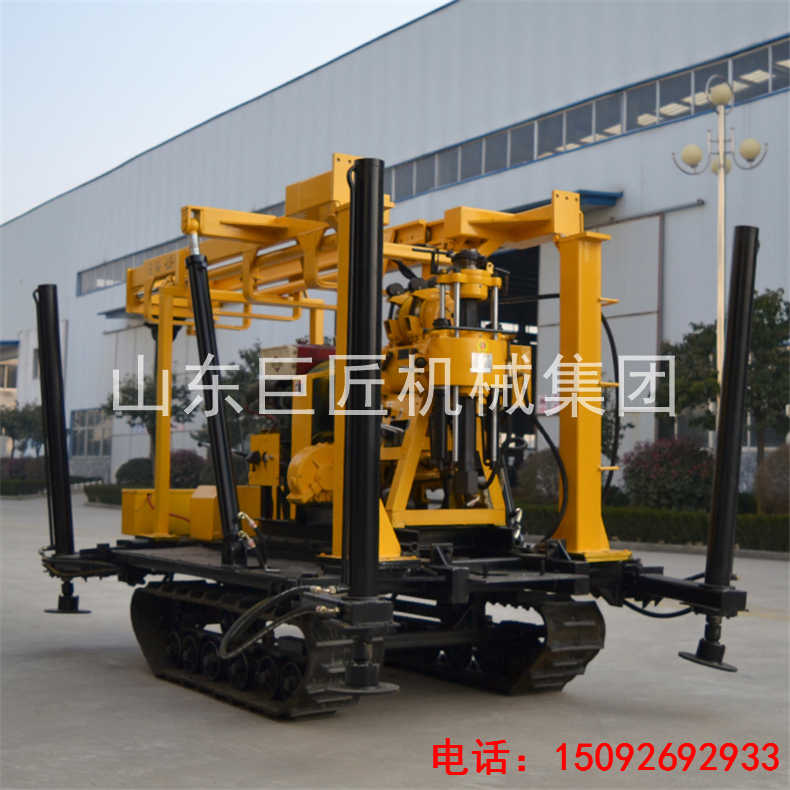 XYD-130履帶式液壓巖芯鉆機(jī) 液壓高支腿 履帶代步