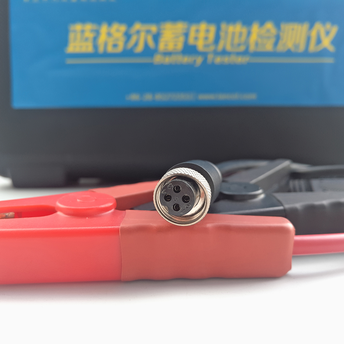 BST460汽車蓄電池測試儀連接線BST760檢測線電瓶夾子線micro568線 藍格爾