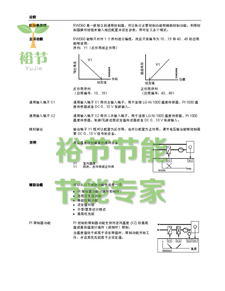 SIEMENS現(xiàn)場(chǎng)通用DDC控制器液晶比例RWD60控制器