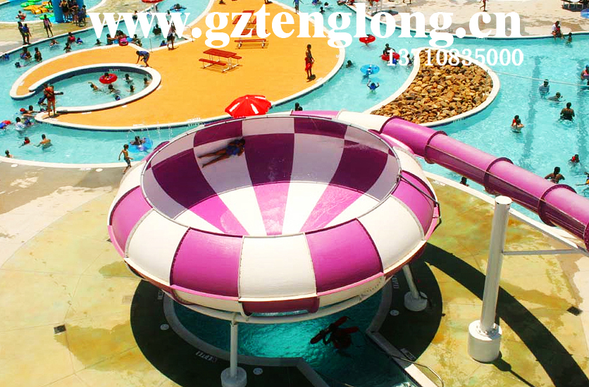 太空盆滑梯玻璃鋼水滑梯水上樂園設(shè)備