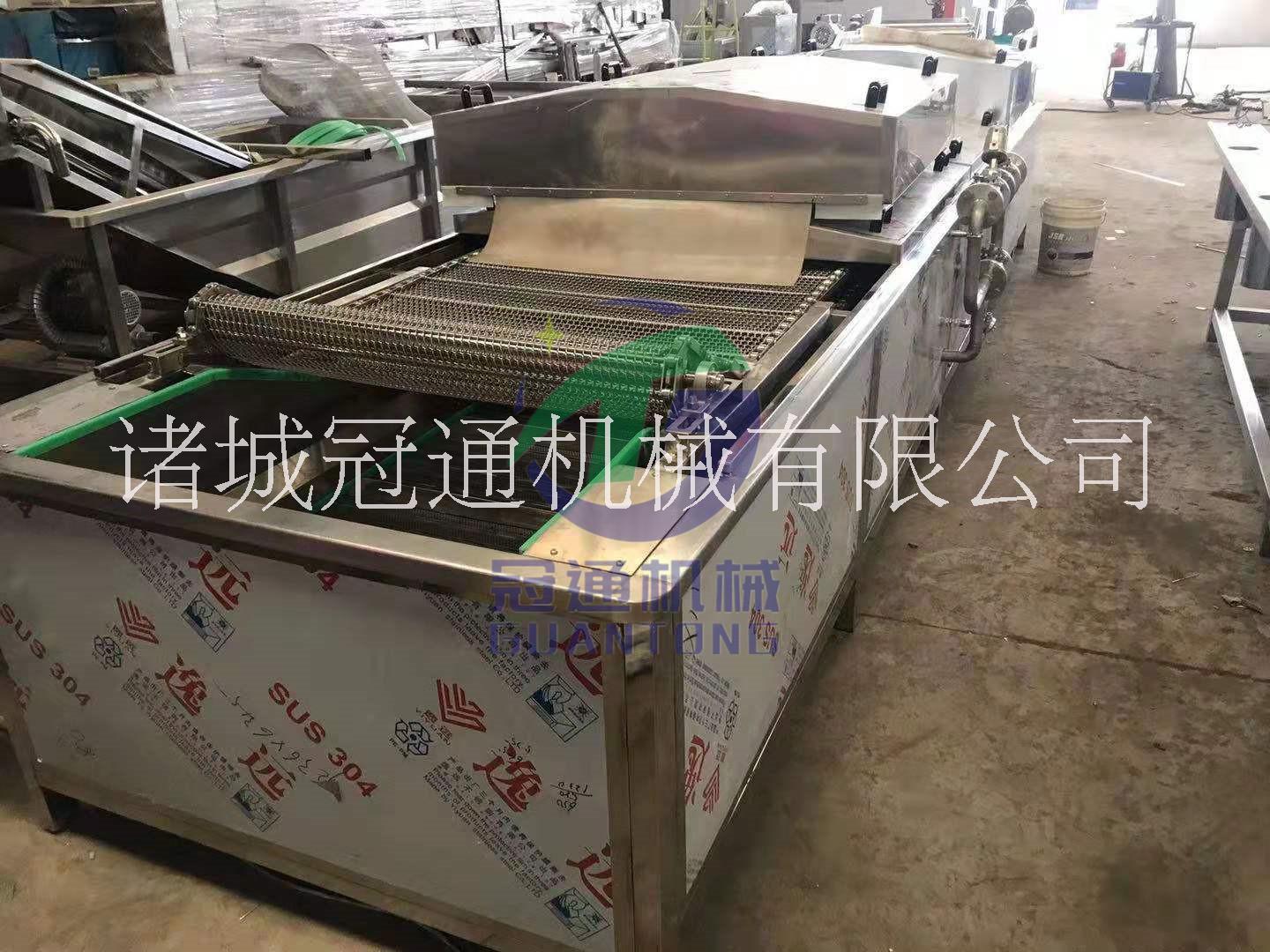 廠家定制秋葵漂燙機 漂燙預(yù)煮流水線 玉米漂燙設(shè)備選諸城冠通