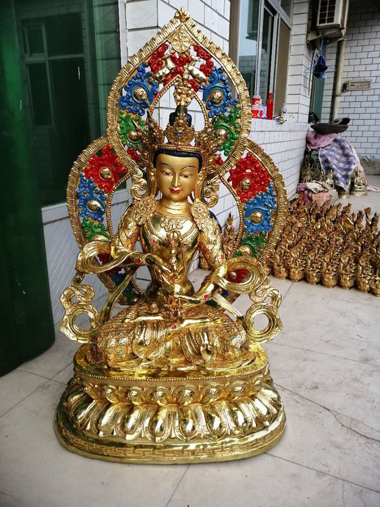 六臂瑪哈嘎拉佛像純銅鑄造大型寺廟藏傳鑄銅一米六臂瑪哈嘎拉 六臂大黑天護法密宗佛像