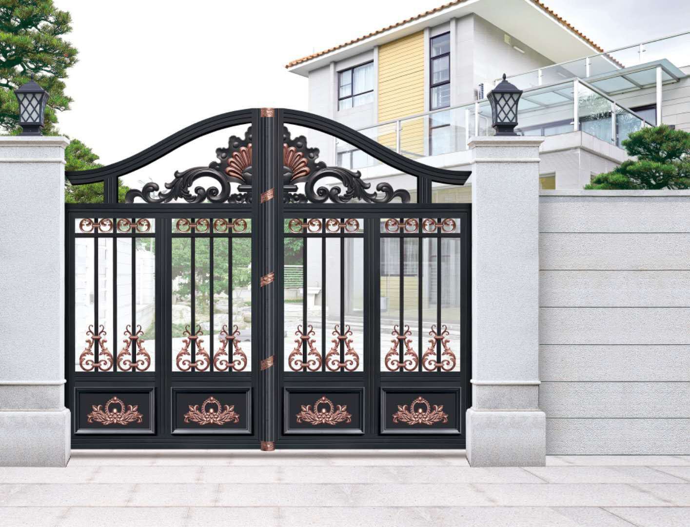 長治鋁藝大門護(hù)欄