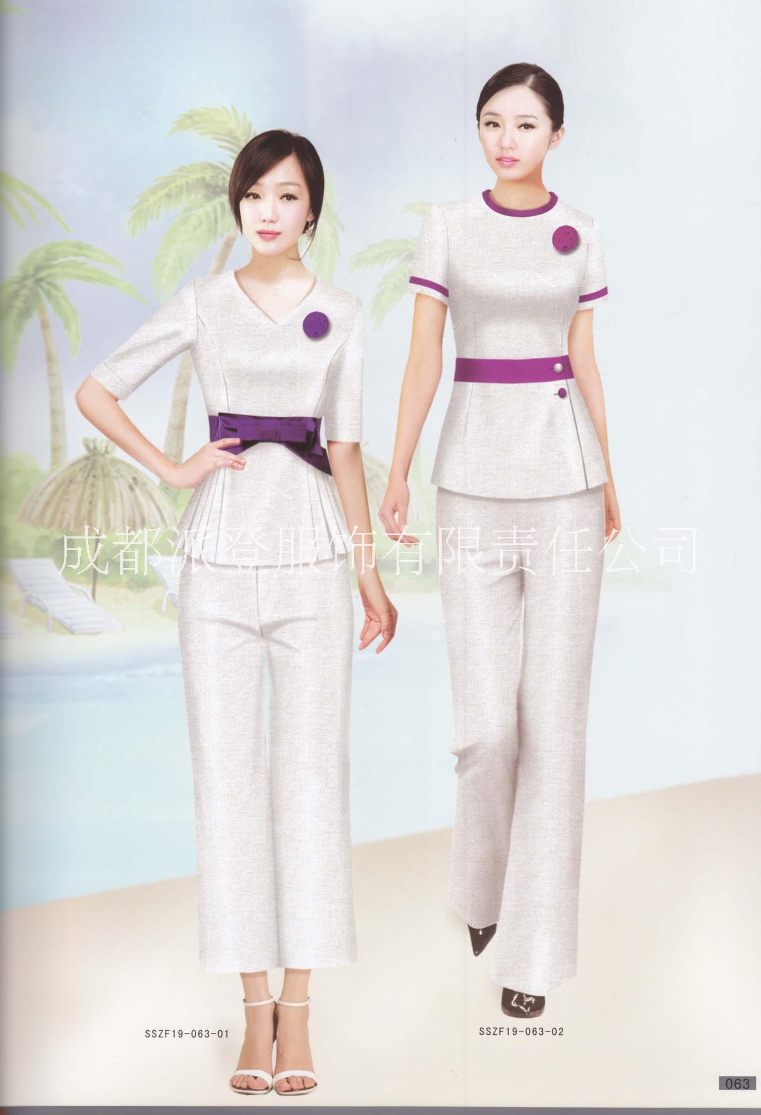 峨邊彝族自治縣酒店工作服夏季女裝