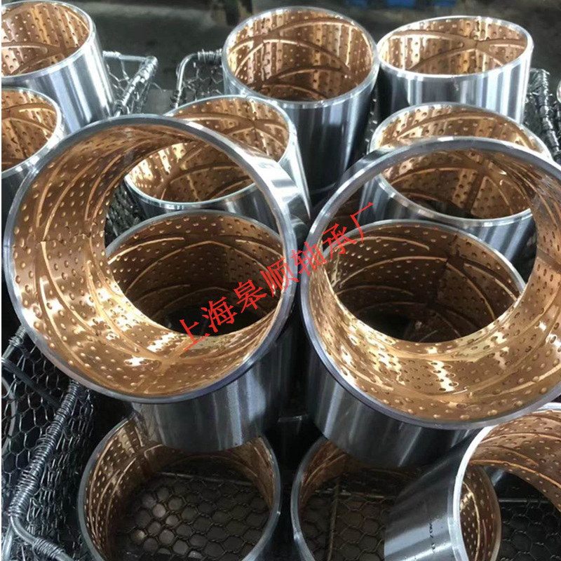 JF800雙金屬軸承自潤滑銅套耐磨導套 合金復合襯套滑銅套