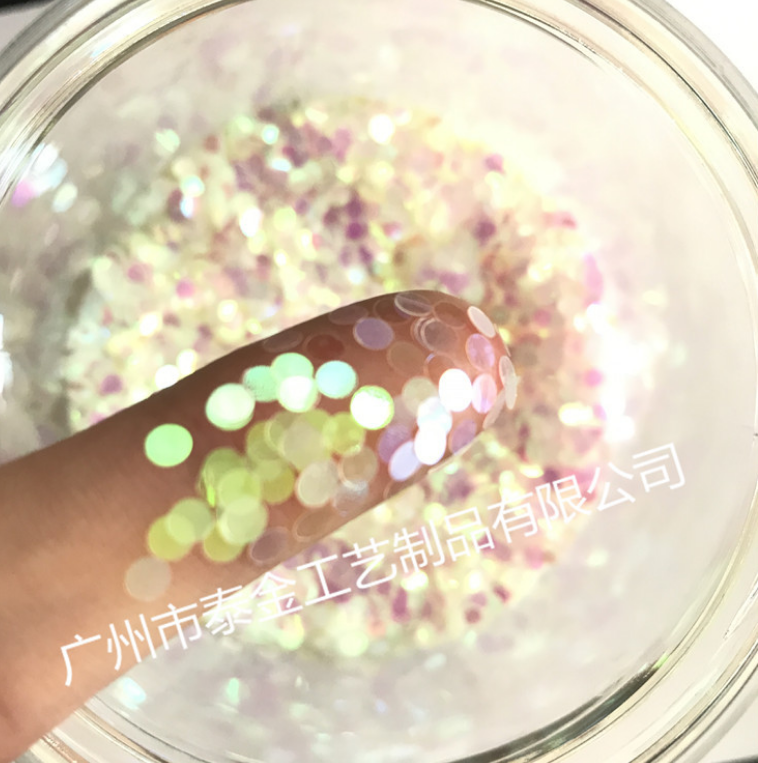 圓點亮片  黑色啞光金 彩色美甲飾品 DIY滴膠指甲閃粉廠家直銷