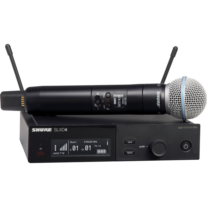 Shure SLXD24/B58 舒爾手持無線話筒 新款無線話筒