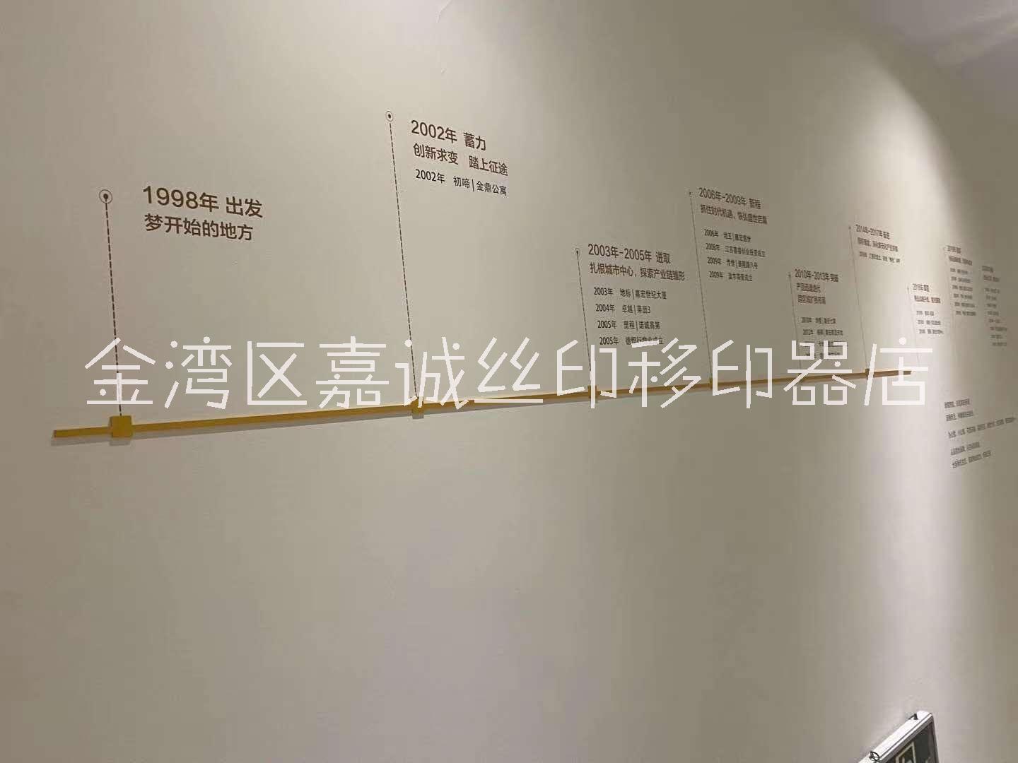 珠海專業(yè)墻面文字絲印 圖案絲印