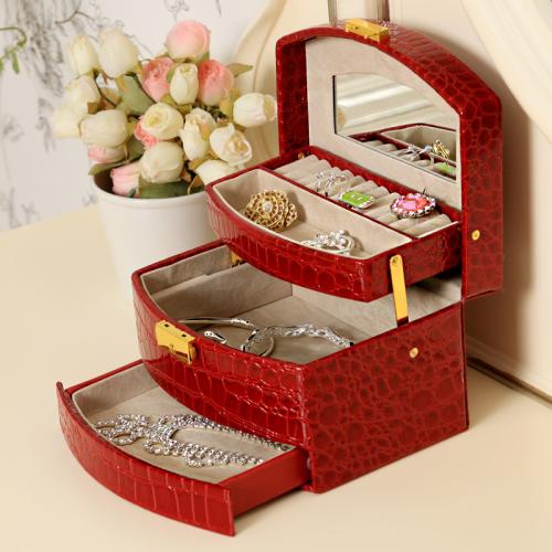 網(wǎng)紅化妝收納盒 整理桌面防塵家用口紅大容量 梳妝臺護膚品置物架