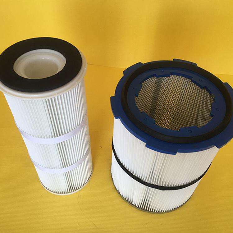 廠家生產(chǎn)大流量除塵濾筒  聚酯纖維濾芯