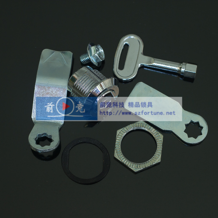 MS705-3內(nèi)六角圓柱型轉(zhuǎn)舌鎖機械門鎖鋅合金工業(yè)門鎖機箱機柜門鎖